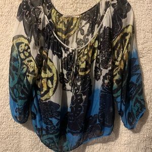 Language Sheer Blouse
